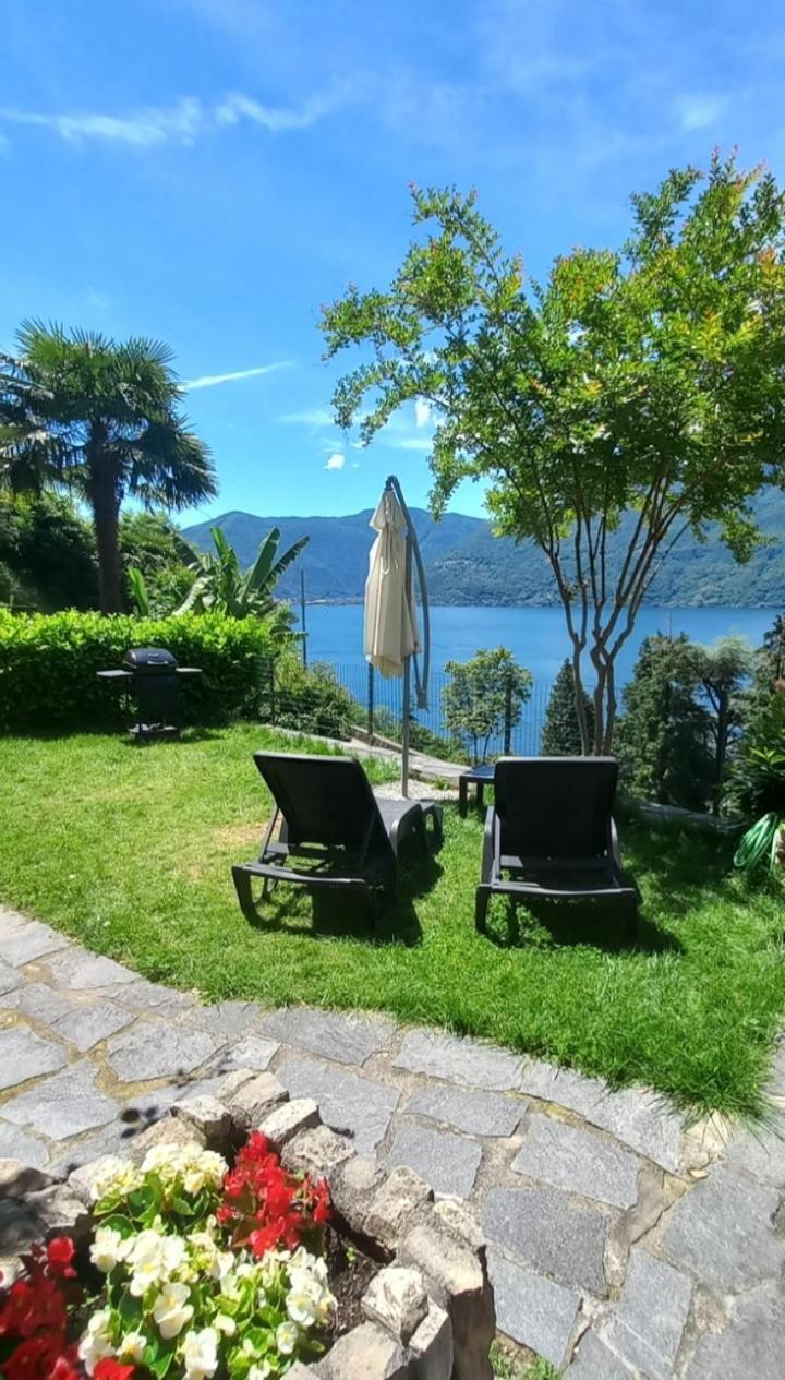 Casa Le Palme Villa Pino Lago Maggiore Kültér fotó
